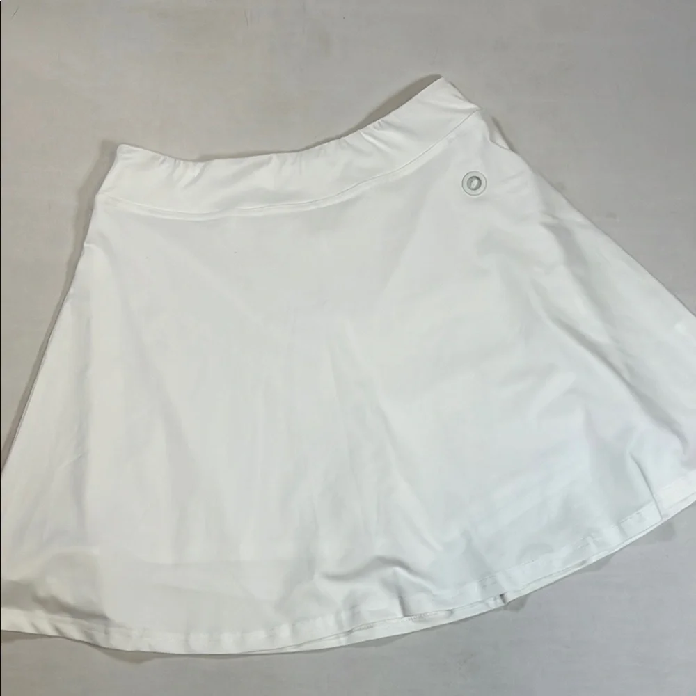 Jack Smith White High-Rise Tennis Skort Pockets M